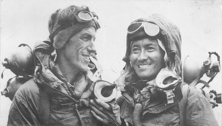Edmund Hillary and Tenzing Norgay